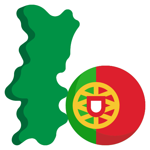 Portugal flag nation country icon