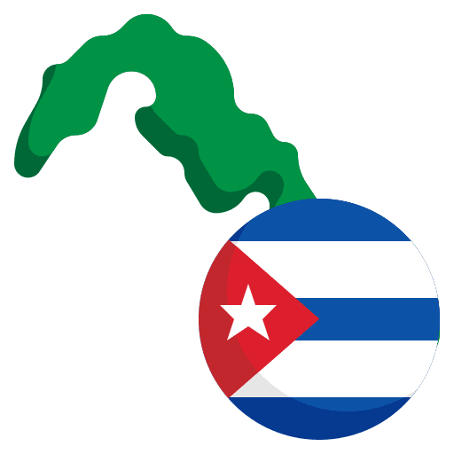 Cuba flags cuba map icon Cuba flags cuba map icon