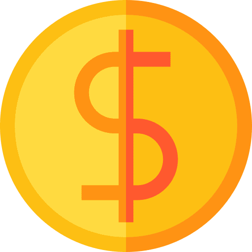 Dollar money currency business and finance icon