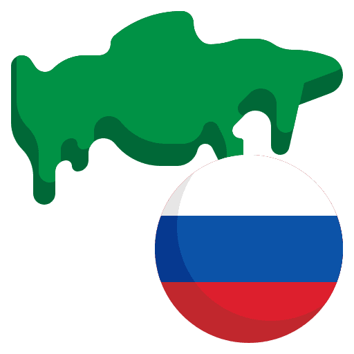 Russia symbol map country icon Russia symbol map country icon