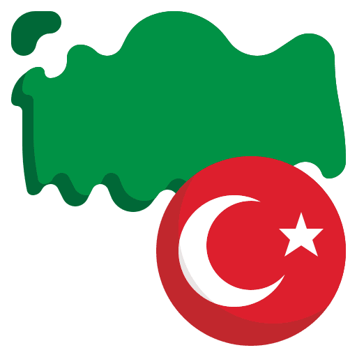 Turkey symbol country flags icon Turkey symbol country flags icon