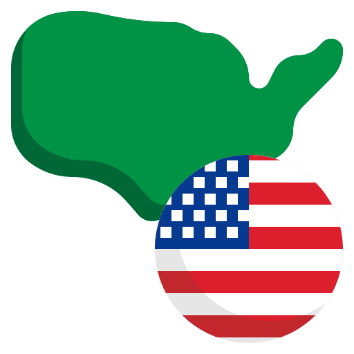 Usa country map flag icon Usa country map flag icon