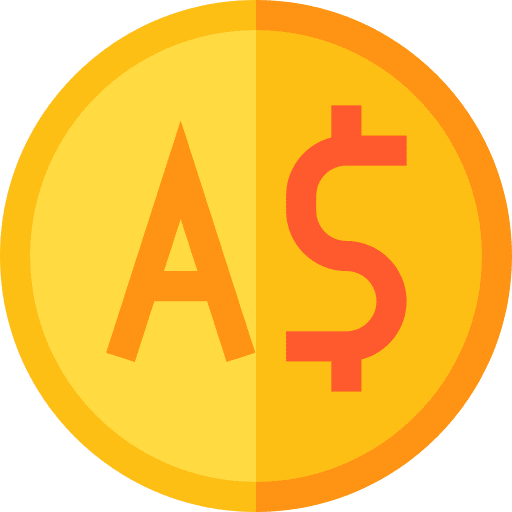 Australian dollar cash business and finance australian dollar icon Australian dollar cash business and finance australian dollar icon