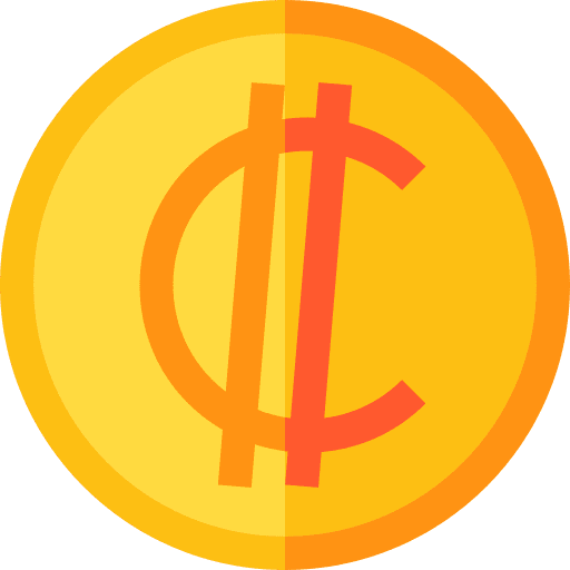 Colon coin currency symbol icon icon Colon coin currency symbol icon icon