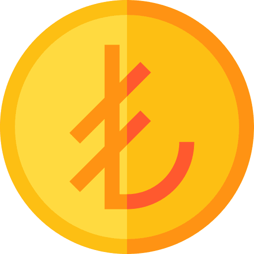 Turkish lira turkish lira country money currency icon