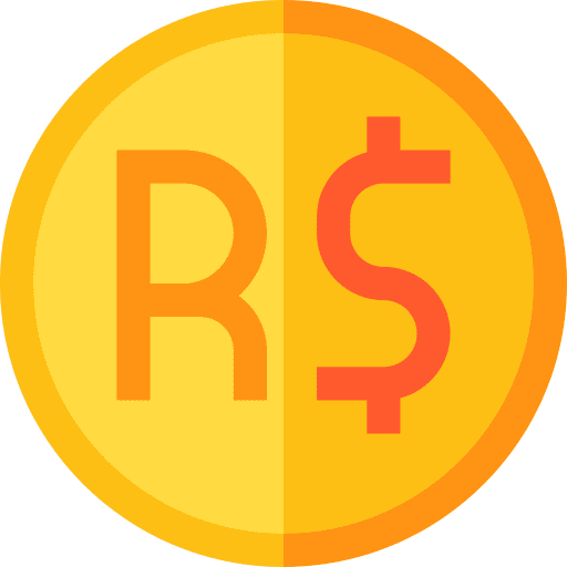 Brazilian real brazilian real brazil business and finance icon Brazilian real brazilian real brazil business and finance icon