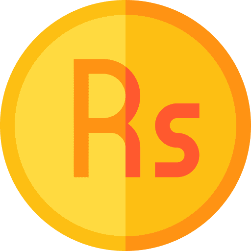 Rupee rupee cash coin icon Rupee rupee cash coin icon