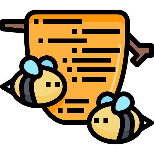 Beehive honey hive animals icon