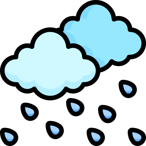 Rainy meteorology climate nature icon Rainy meteorology climate nature icon