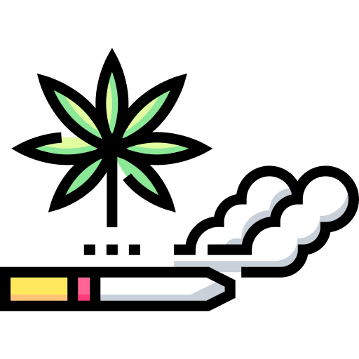 Marijuana smoke weed miscellaneous icon