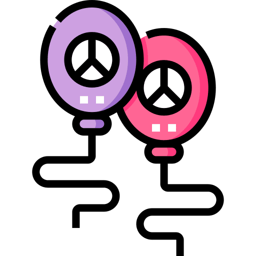Balloons birthday and party balloons shapes and symbols icon Balloons birthday and party balloons shapes and symbols icon