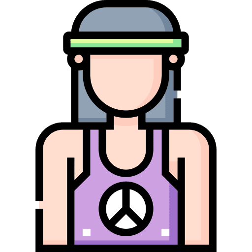 Hippie girl profile avatar icon Hippie girl profile avatar icon