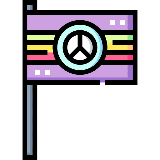 Peace flag flags activism no war icon Peace flag flags activism no war icon