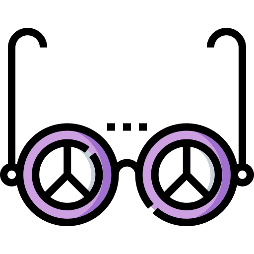 Sunglasses hippie accessory hippies icon