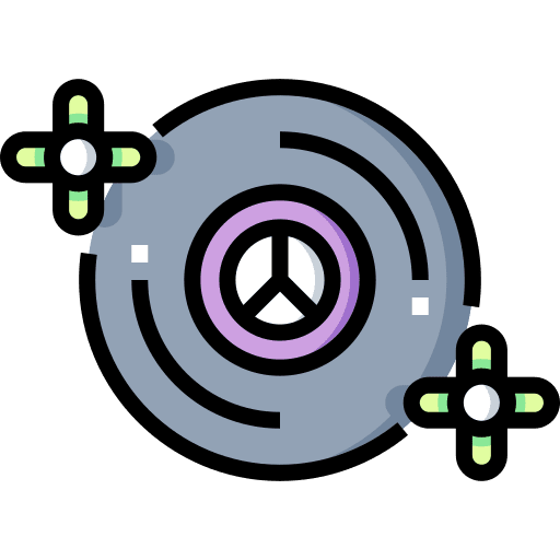 Vinyl disc cd vinyl disc music and multimedia icon