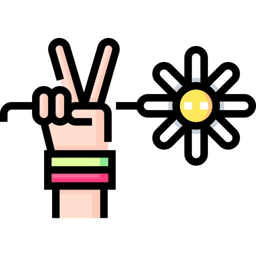 Peace sign gestures hippie hand icon Peace sign gestures hippie hand icon