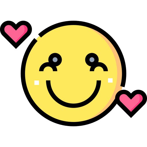 Smiley smileys heart feelings icon Smiley smileys heart feelings icon