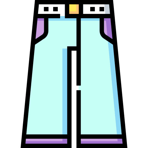 Trousers jeans clothing apparel icon Trousers jeans clothing apparel icon