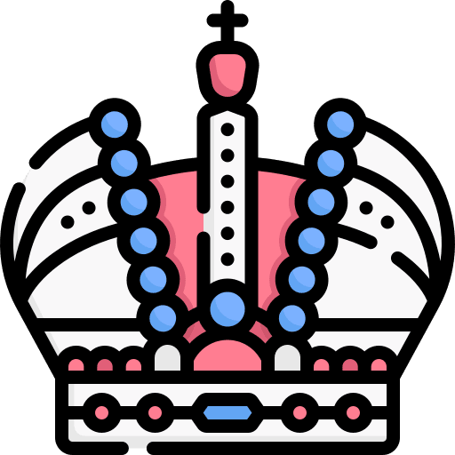Crown monarchy royal russia icon