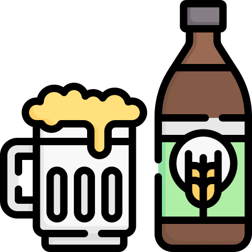 Kvass food and restaurant russia mug icon