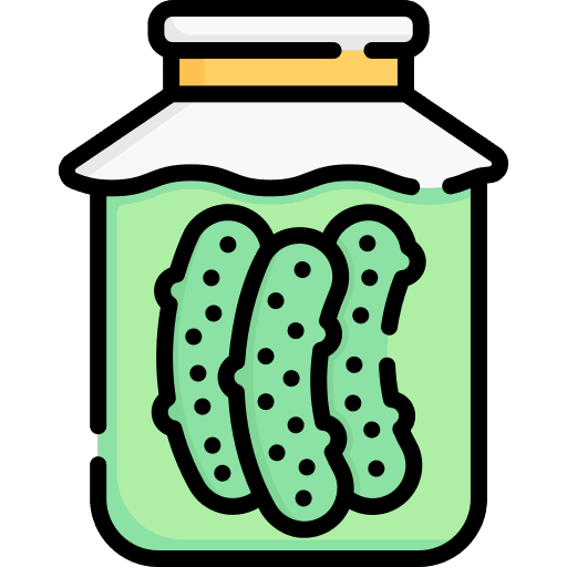 Pickles healthy jar pickles icon