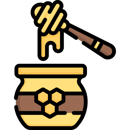 Honey jar honey organic icon