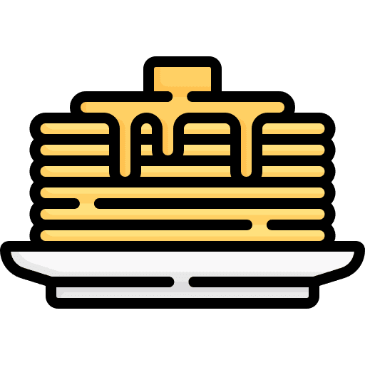 Pancakes pancake syrup pastry icon
