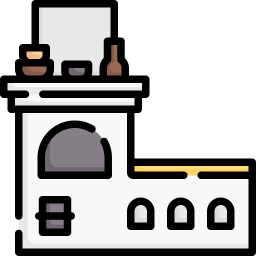 Stove kitchen stove furniture and household icon