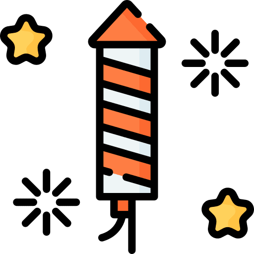 Fireworks festival birthday and party fireworks icon Fireworks festival birthday and party fireworks icon
