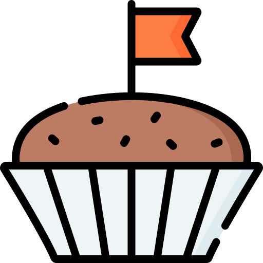 Muffin dessert food and restaurant bakery icon Muffin dessert food and restaurant bakery icon
