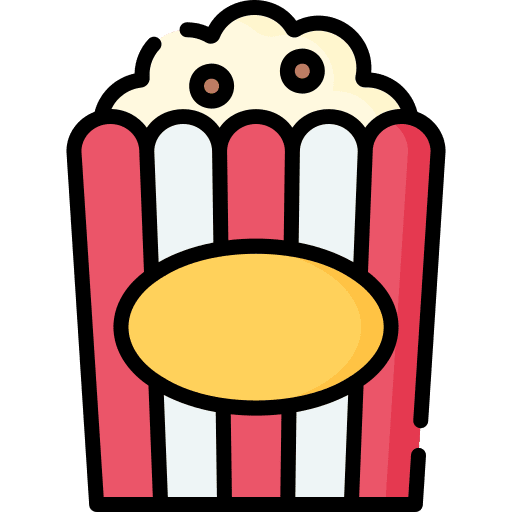Popcorn fast food popcorn box popcorn icon Popcorn fast food popcorn box popcorn icon