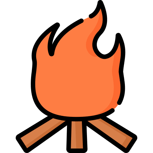 Bonfire firewood fire campfire icon Bonfire firewood fire campfire icon