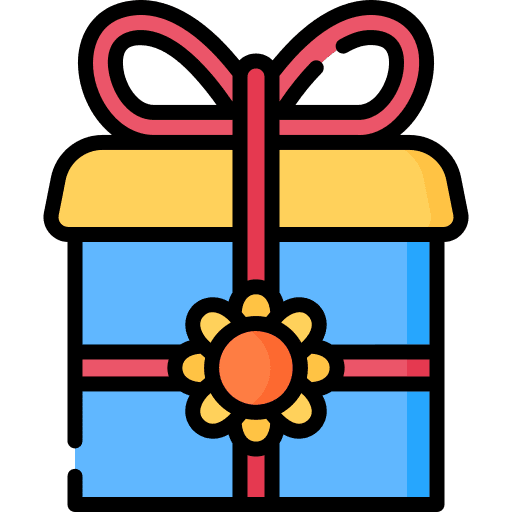 Gift box birthday and party gift festa junina icon Gift box birthday and party gift festa junina icon