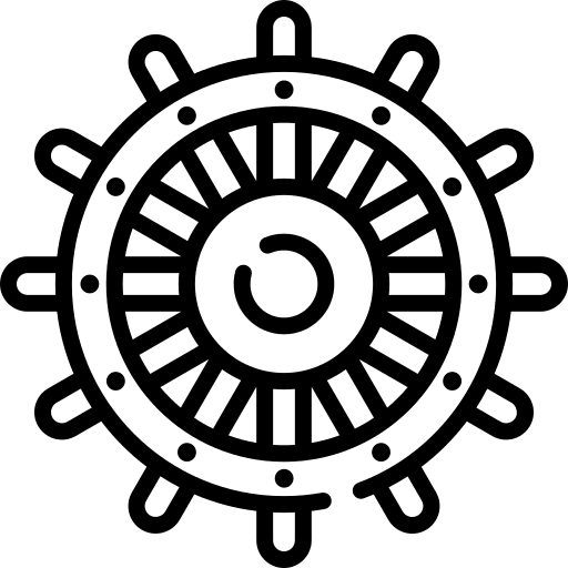 Ship wheel direction ship wheel steering wheel icon Ship wheel direction ship wheel steering wheel icon