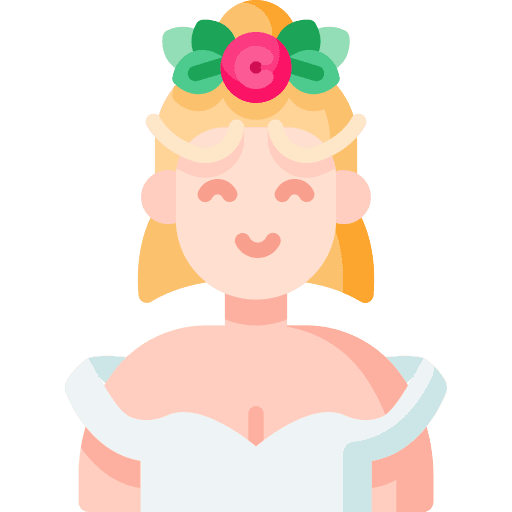 Bride bride caucasian user icon Bride bride caucasian user icon