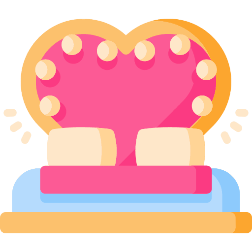 Bed married bedroom love and romance icon Bed married bedroom love and romance icon