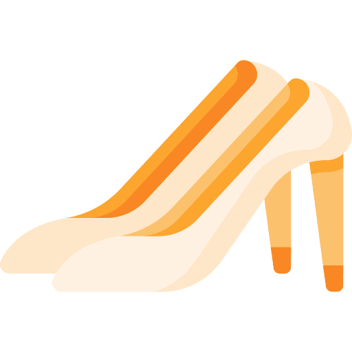 High heels fashion shoes bride icon High heels fashion shoes bride icon