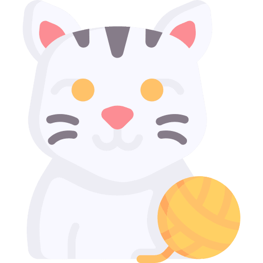 Cat animals cute playing icon Cat animals cute playing icon