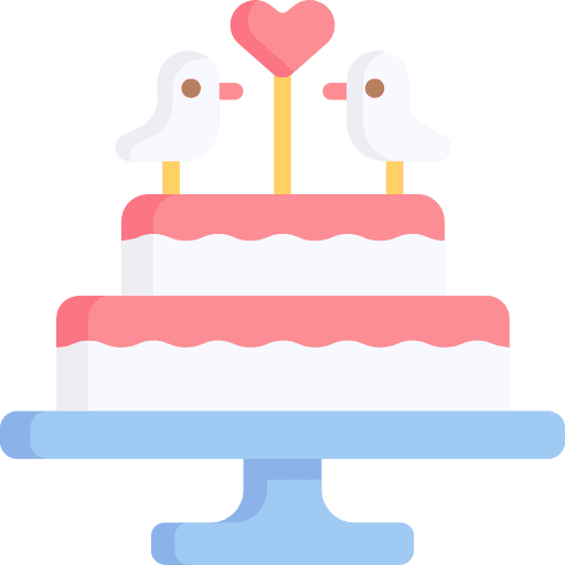 Wedding cake love love and romance romantic icon Wedding cake love love and romance romantic icon
