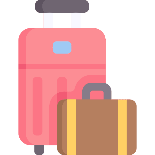 Luggage luggage trolley suitcase icon Luggage luggage trolley suitcase icon