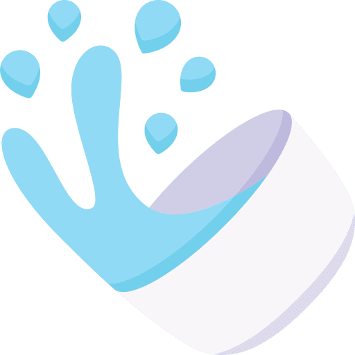 Splash throw splash liquid icon