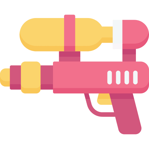 Water gun kid toy childhood icon Water gun kid toy childhood icon