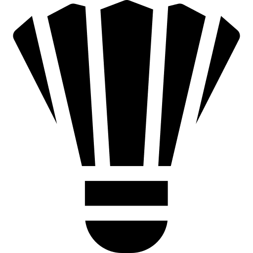 Badminton birdie badminton sport equipment icon Badminton birdie badminton sport equipment icon
