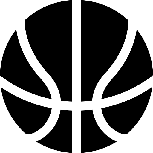 Basketball ball play game icon
