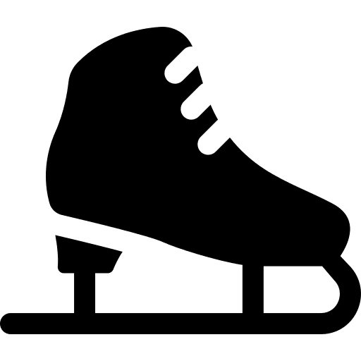 Figure skating winter sports ice skating sports and competition icon