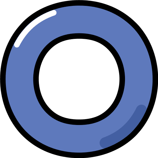 Letter o alphabetic character letter o icon