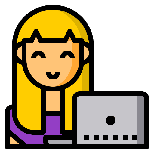 Working woman avatar girl woman icon