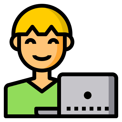 Boy male user employee icon Boy male user employee icon