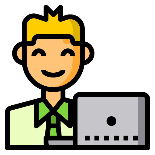 Boy male user worker icon Boy male user worker icon