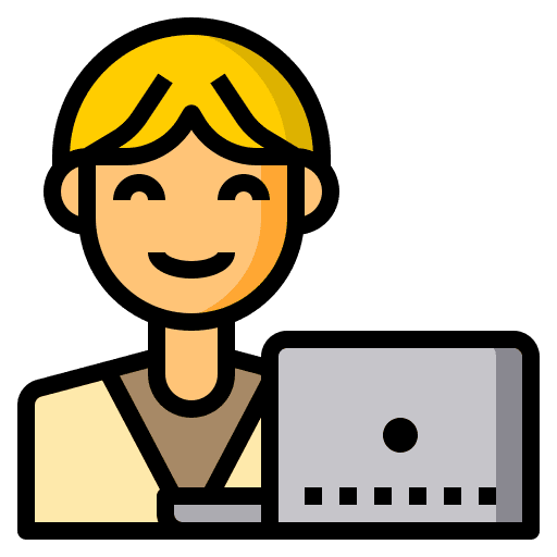 Boy student user male icon Boy student user male icon